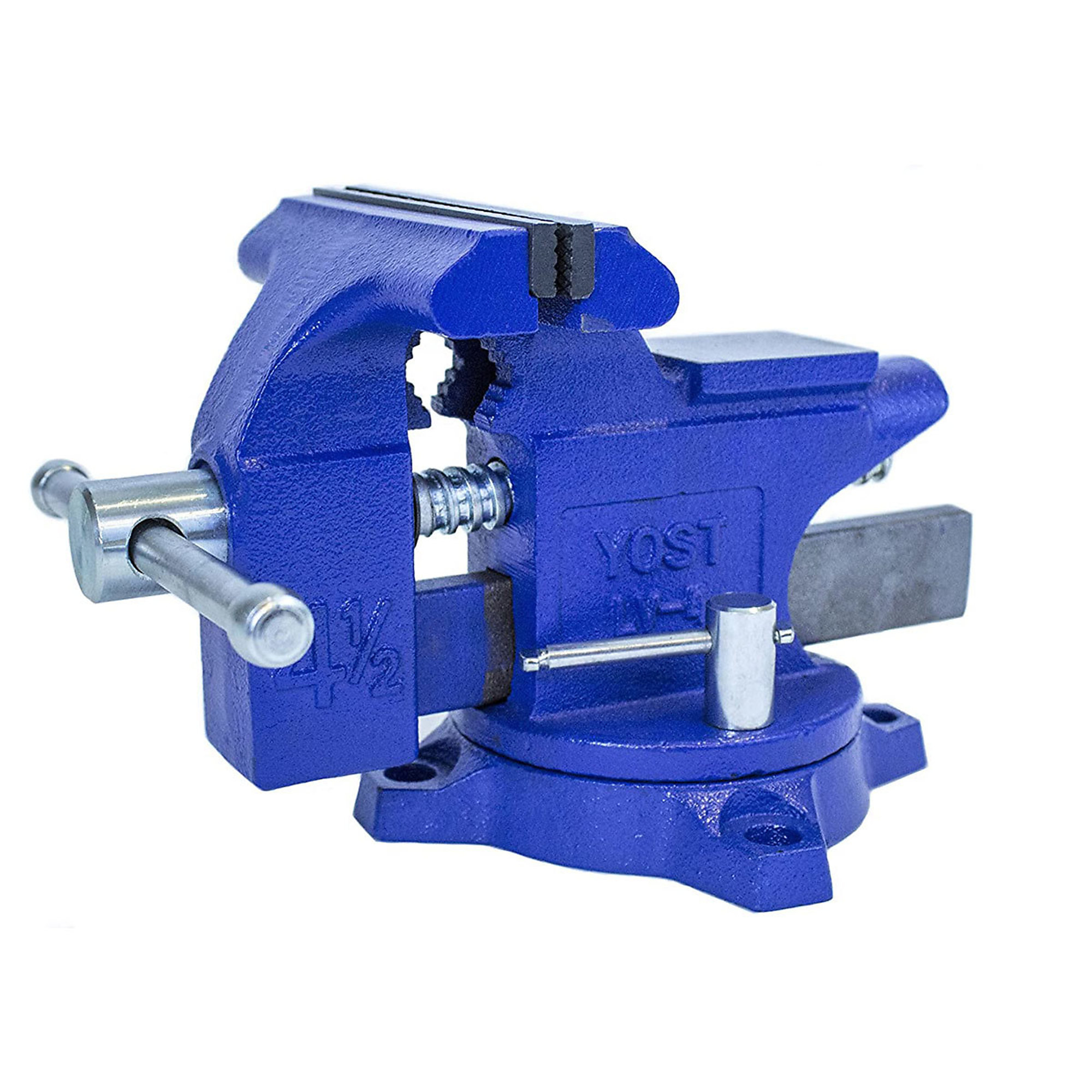 Yost Vises, 4.5in. Homeowners Vise, Jaw Width 4.5 in, Jaw Capacity 3 in, Material Iron, Model# LV-4